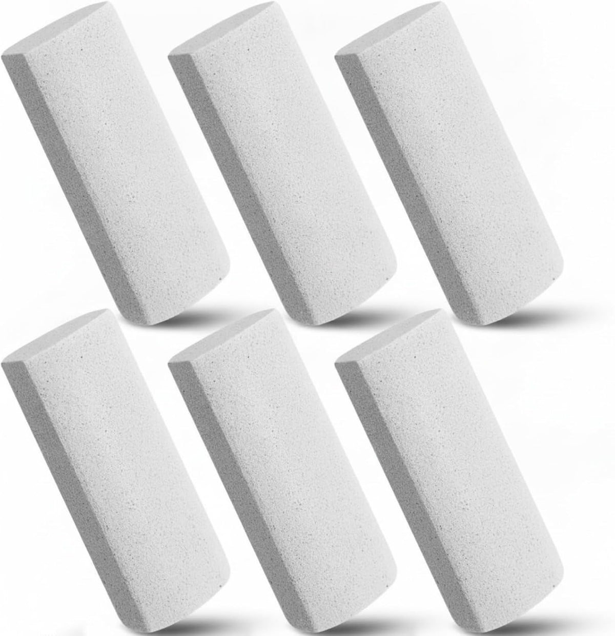 6 Pcs Pet Hair Remover Rock Pumice Stone, 6.1 x 2.56 x 1.4 Inch, Gray