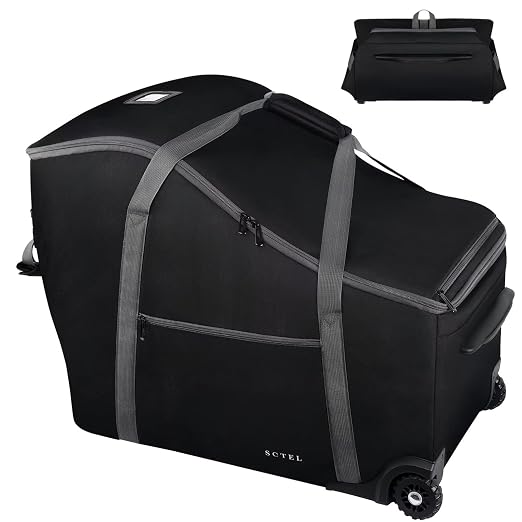 SCTEL Infant Car Seat Travel Bag Fit Doona Car Seat Stroller and Base