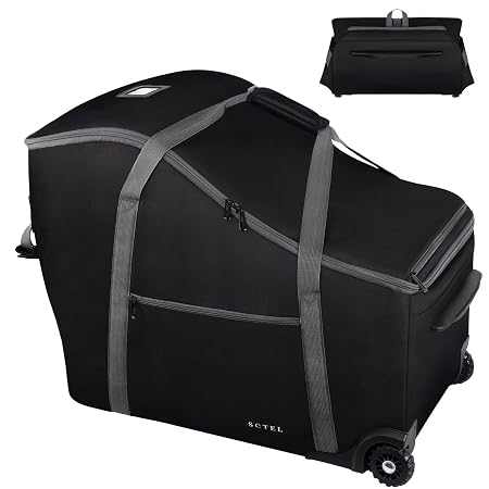 SCTEL Infant Car Seat Travel Bag Fit Doona Car Seat Stroller and Base
