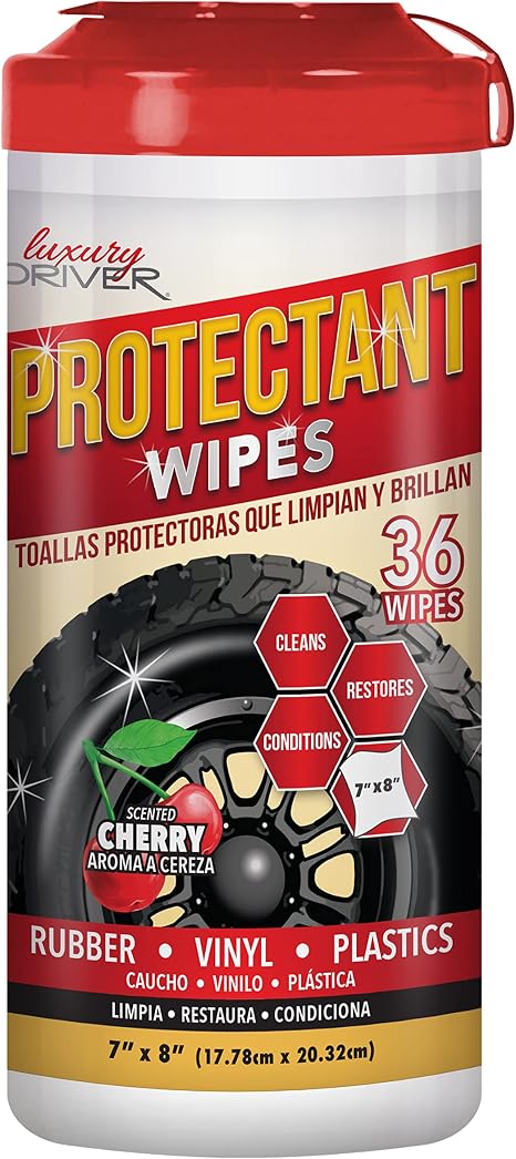 Car Wipes Interior Cleaning Protectant for Dashboard for Tires for Shine and Vinyl Protectant for Plastic for Dash Clean