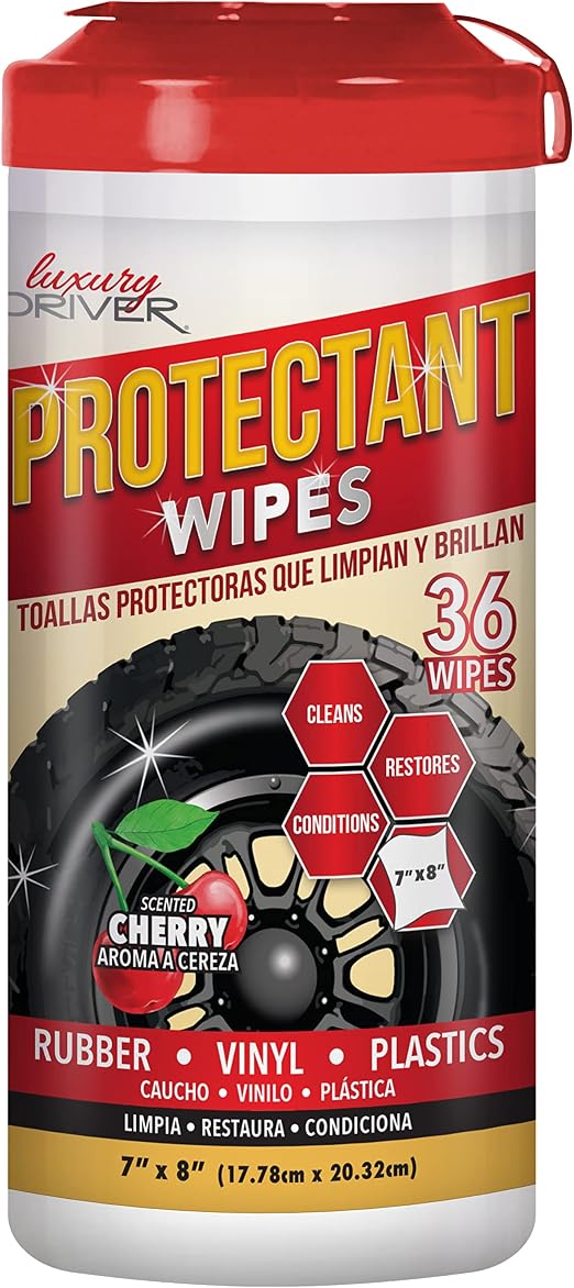 Car Wipes Interior Cleaning Protectant for Dashboard for Tires for Shine and Vinyl Protectant for Plastic for Dash Clean