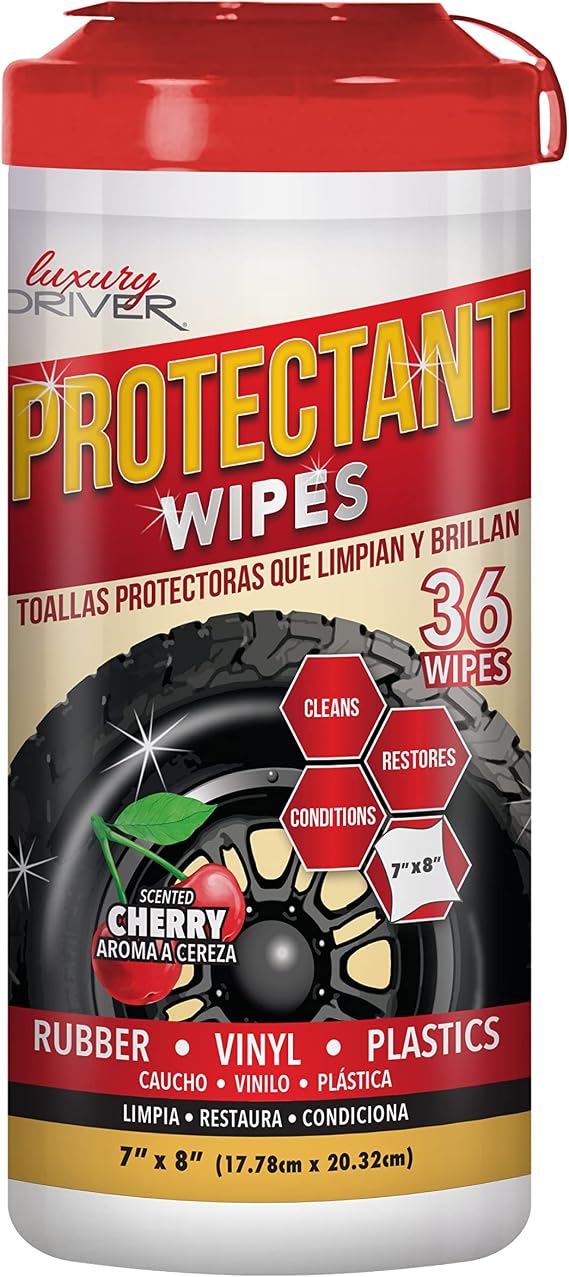 Car Wipes Interior Cleaning Protectant for Dashboard for Tires for Shine and Vinyl Protectant for Plastic for Dash Clean