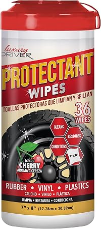 Car Wipes Interior Cleaning Protectant for Dashboard for Tires for Shine and Vinyl Protectant for Plastic for Dash Clean