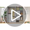 2-Pack Stackable Storage Drawers (4 Drawers Total), White Closet Organizer with Wooden Top & Metal Frame, Freestanding or Stackable Dresser for Bedroom, Living Room, Under Bed