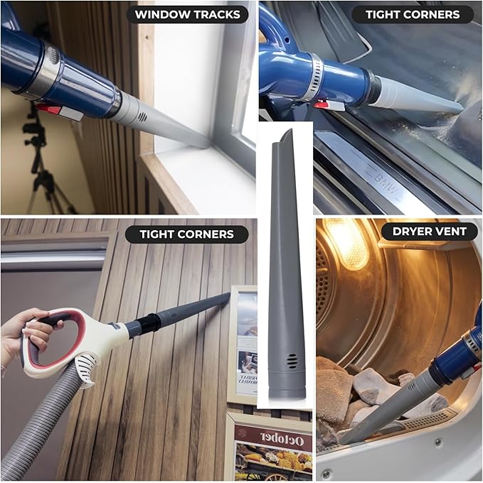For Shark Crevice Tool Attachment with Adapter Kit, Compatible with Shark Navigator NV350 NV351 NV360, Rotator NV500, Rocket HV300 HV301 – Vacuum Attachments & Accessories for Tight Spaces