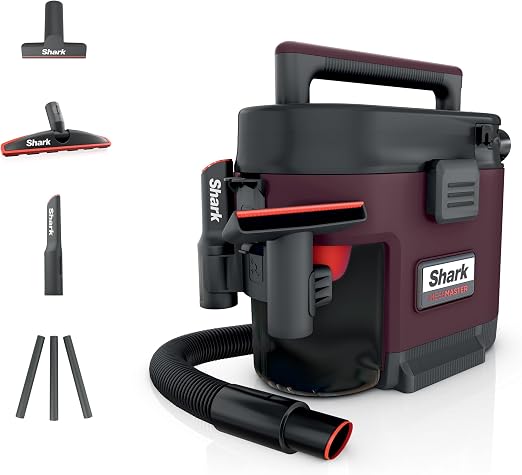 Shark MessMaster Portable Wet/Dry Vac, 3 Tools + Extension Wand, UV105