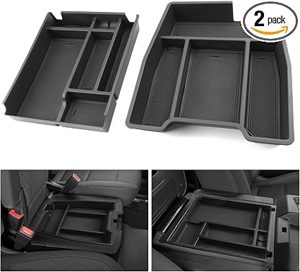 YEE PIN 2026 GMC Sierra Fold Down Center Console Organizer Tray for 2019-2025 2026 GMC Sierra 1500/2020-2025 2026 GMC Si