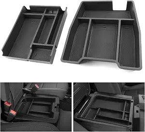 YEE PIN 2026 GMC Sierra Fold Down Center Console Organizer Tray for 2019-2025 2026 GMC Sierra 1500/2020-2025 2026 GMC Si