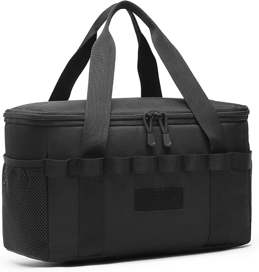 Tactical Camping Storage Bag 14L Tactical Utility Tote Bag Camping Cookware Organizer Trunk Organizer