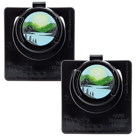 Reusable Bag Holders for Trash & Recycling | Eco-Friendly, Adhesive Clip System for Car, RV, Home, Travel, Boat | Recycl