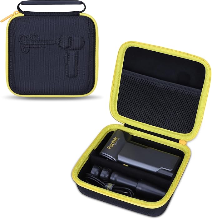 XANAD Hard Case for WOLFBOX MegaFlow MF50 MF60 MF70 / Fanttik Fantik B10 Pro Max/VASSON/ZOAIVR Electric Air Duster, Black (Case Only) - Cleanova