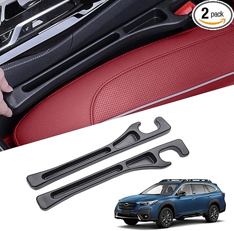 2Pcs Car Seat Gap Filler Organizer for Outback, Car Seat Gap Filler with Storage Slot, No Drop Seat Guard for Phones, Ke