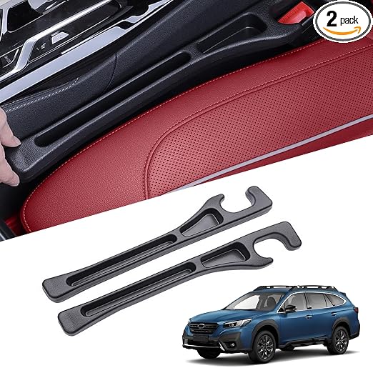 2Pcs Car Seat Gap Filler Organizer for Outback, Car Seat Gap Filler with Storage Slot, No Drop Seat Guard for Phones, Ke