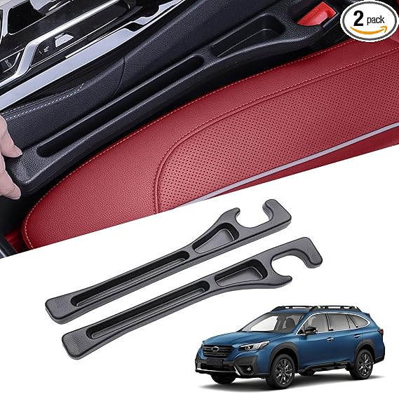 2Pcs Car Seat Gap Filler Organizer for Outback, Car Seat Gap Filler with Storage Slot, No Drop Seat Guard for Phones, Ke
