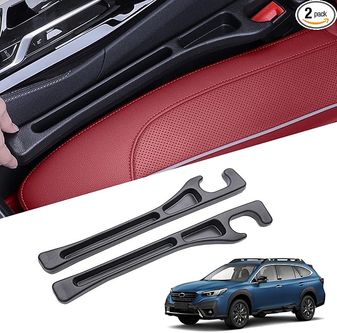 2Pcs Car Seat Gap Filler Organizer for Outback, Car Seat Gap Filler with Storage Slot, No Drop Seat Guard for Phones, Ke