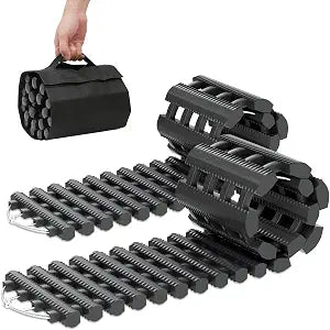 Magshion 32" Tire Traction Mat, Heavy-Duty Recovery Board for Snow, Ice, Mud & Sand, Off-Road Vehicle Traction Tracks wi