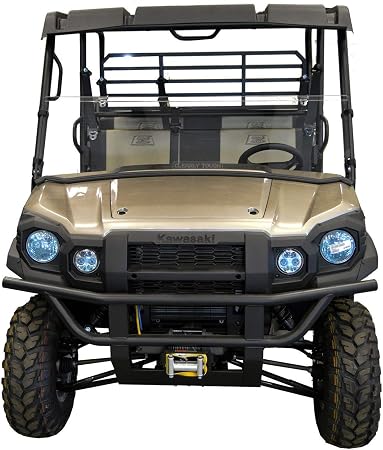 Kawasaki Mule Pro Series Half Windshield | FX, FXT / DX, DXT, FXR | SCRATCH RESISTANT | The ultimate versatility for you