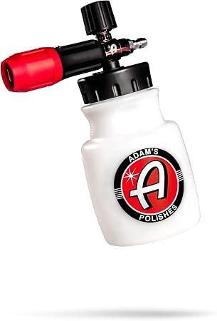 Adam's Polishes Premium Foam Cannon - Soap Sprayer for Car Wash | Sprayer Cannister for Pressure Washer 1/4" Quick Disco