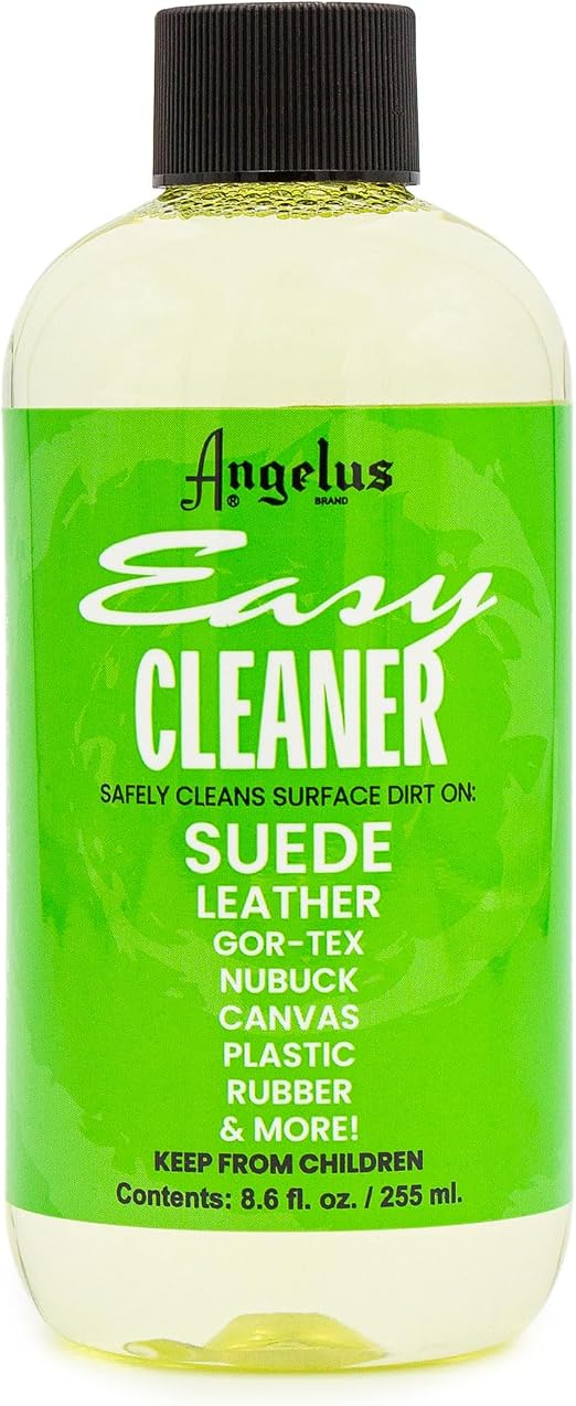Angelus Easy Cleaner, Premium Shoe Cleaner, Safe For Sneakers, Leather, Suede, Canvas, and More – Removes Dirt and Stain