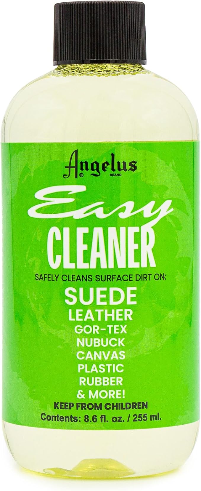 Angelus Easy Cleaner, Premium Shoe Cleaner, Safe For Sneakers, Leather, Suede, Canvas, and More – Removes Dirt and Stain