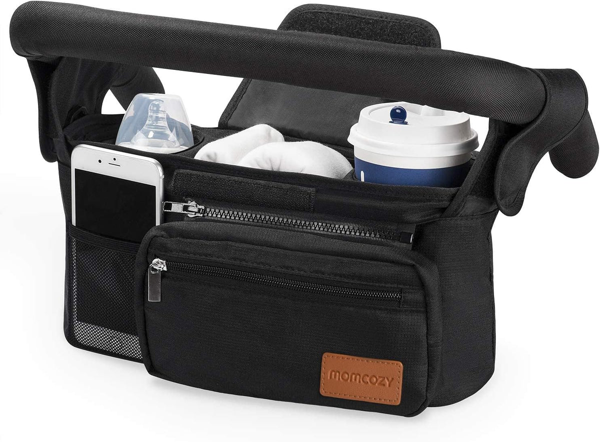 Universal Stroller Organizer with Insulated Cup Holder