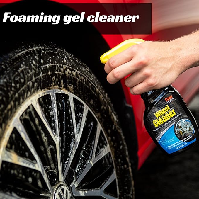 Stoner Car Care 92207-6PK Wheel Cleaner Spray Foaming Gel with Unbeatable Performance, Dissolves Brake Dust, Safe for All Tires, Wheels, and Hubcaps, 16 Fl Oz, Pack of 6