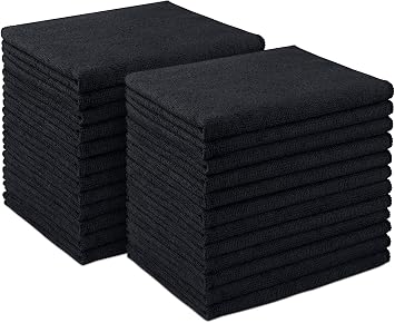 AIDEA Microfiber Cleaning Cloth 24 Pack, Microfiber Towels for Cars, Soft & Absorbent Cleaning Rags, Premium Lint Free S