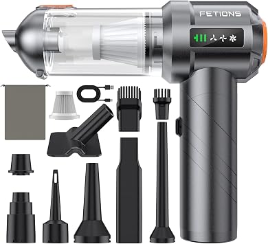 Handheld Car Vacuum Cordless,3 Suction Modes