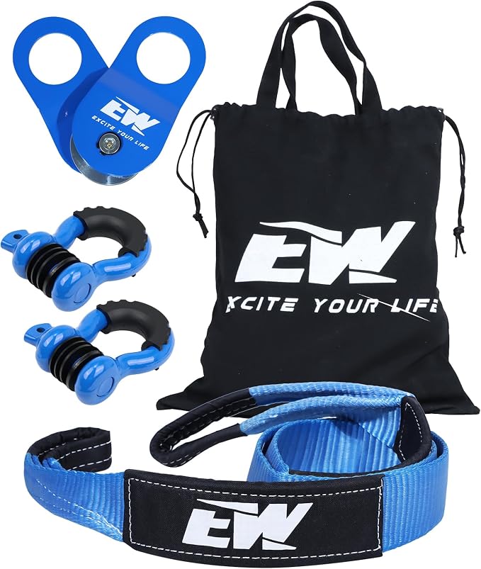 NIXFACE Offroad Recovery Kit, Essential Equipment for Recover Stuck Vehicle