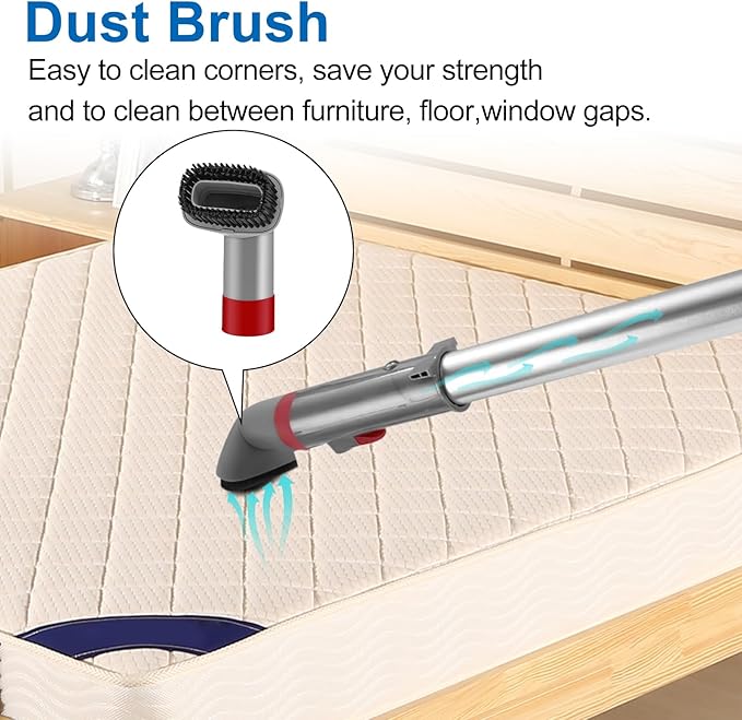 3 Packs Upholstery Tool, Crevice Tool and Dust Brush Compatible with Shark Rotator NV500, NV501, NV502, NV560 Lift-Away Vacuum Cleaner Compare to Part No. X11FC500