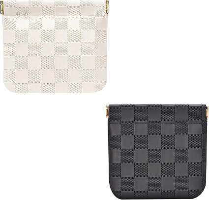 Leather Pocket Cosmetic Bag for Purse,Coin Purse Lipstick Cosmetic Accessories Organizer, Travel Kit Storage Pouch,Water
