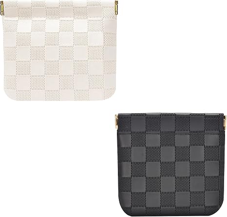 Leather Pocket Cosmetic Bag for Purse,Coin Purse Lipstick Cosmetic Accessories Organizer, Travel Kit Storage Pouch,Water