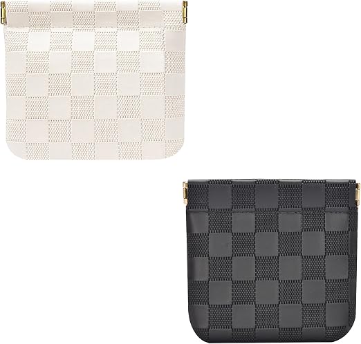 Leather Pocket Cosmetic Bag for Purse,Coin Purse Lipstick Cosmetic Accessories Organizer, Travel Kit Storage Pouch,Water