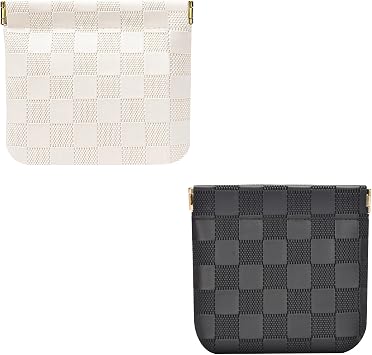 Leather Pocket Cosmetic Bag for Purse,Coin Purse Lipstick Cosmetic Accessories Organizer, Travel Kit Storage Pouch,Water
