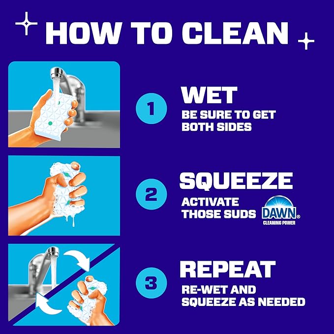 Mr. Clean Magic Eraser Foaming Sponge, All Purpose Cleaner, Dawn Cleaning Power, Wall, Sneaker, Oven Cleaner, Kitchen, Bathroom, Shower Cleaning Supplies, Scrubber, Ultra Foamy, 7ct