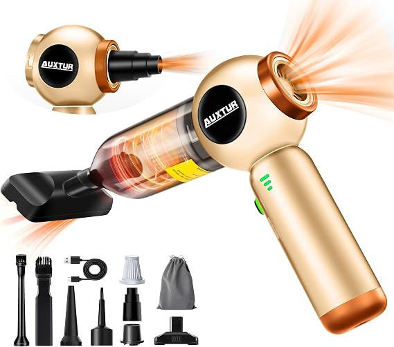 Handheld Vacuum Cleaner Cordless - 18000PA Strong Suction Rechargeable, 3-Speed Adjustable Portable Mini Dust Buster for