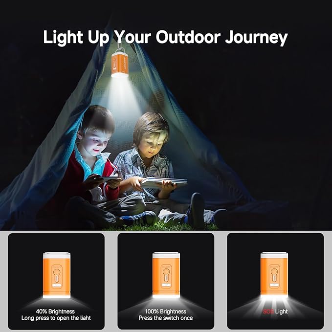 Portable Electric Mini Air Pump for Inflatables 2400mAh Rechargeable-Camping (SOS) Light,5 Universal Nozzles,Carabiner Clip-Fast Inflate/Deflate Pool Float/Air Mattress Bed/Vacuum Bag Home Storage