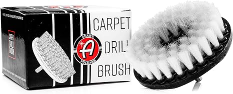 Adam's Polishes Carpet Drill Brush - A Cleaning Tool Attachment For Scrubbing/Cleaning Carpet, Upholstery, Leather Seats