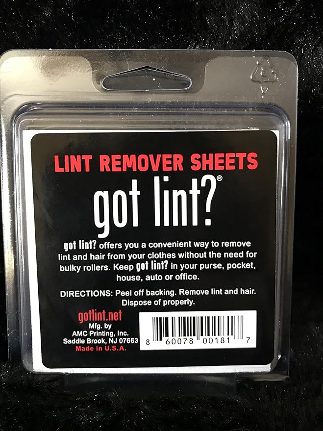 Generic got lint? | Lint Remover Sheets | 3 Pack (225 Total lint Removing Sheets), White