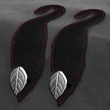 Car Seat Headrest Hook: 2 Pack Universal Vehicle Storage Hanger Holder - Leather Car Seat Back Organizer for Purse Coat 