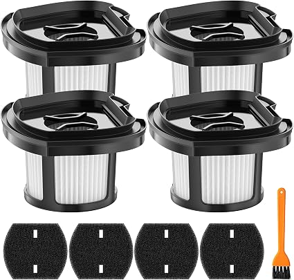 4 Pack 2284w Vacuum Replacement Filter for Bissell Pet Hair Eraser Filter Hand Vacuum 2284W 2390 2389 2390A, Compare to 