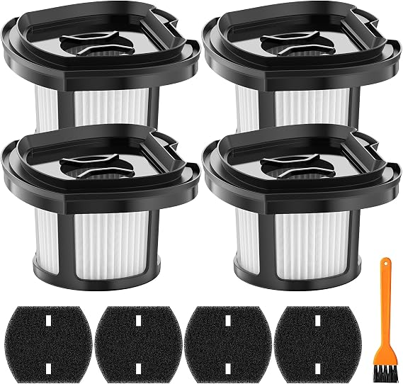 4 Pack 2284w Vacuum Replacement Filter for Bissell Pet Hair Eraser Filter Hand Vacuum 2284W 2390 2389 2390A, Compare to 