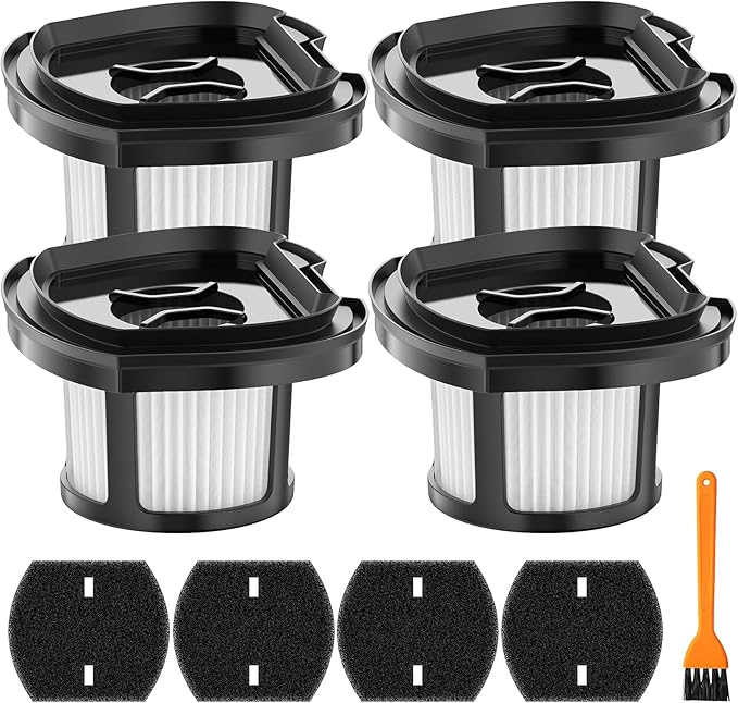 4 Pack 2284w Vacuum Replacement Filter for Bissell Pet Hair Eraser Filter Hand Vacuum 2284W 2390 2389 2390A, Compare to 
