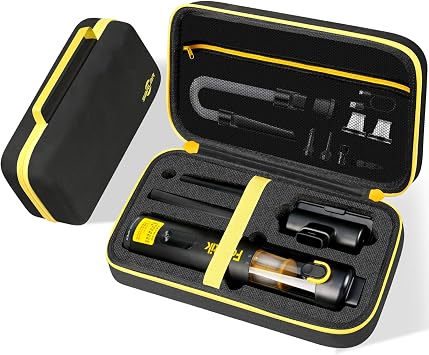 sarlar Hard Carrying Case for Fanttik Slim V8 Apex/V10 Apex/V8 Mate/V10 Mate Cordless Car Vacuum, High Capacity, Soft Li