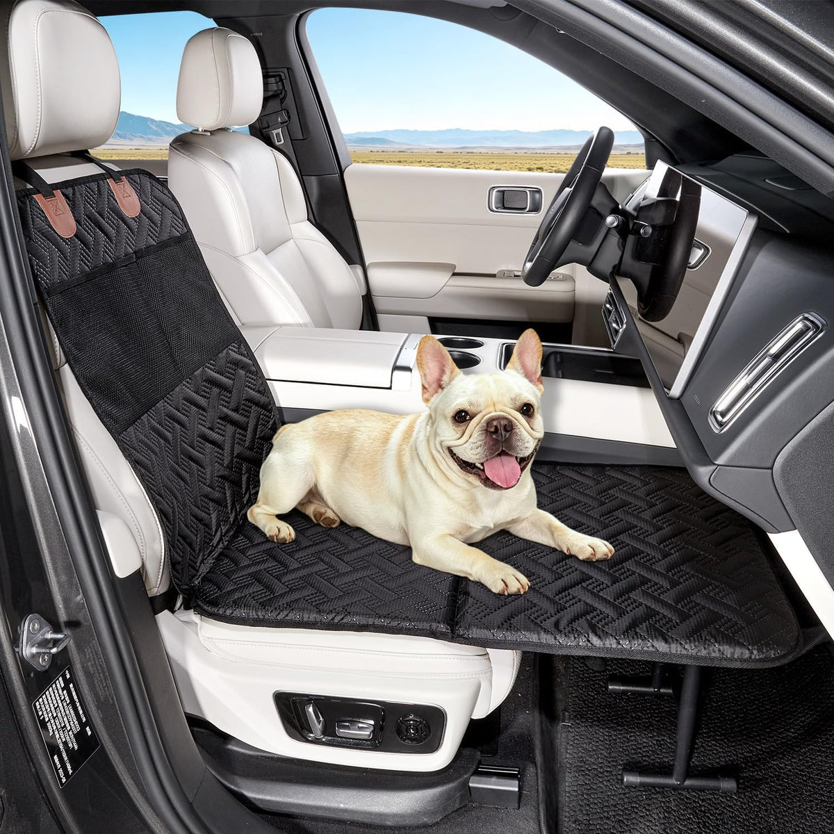Dog Car Seat for Small Medium Dogs,Car Dog Bed,Front Seat Extender