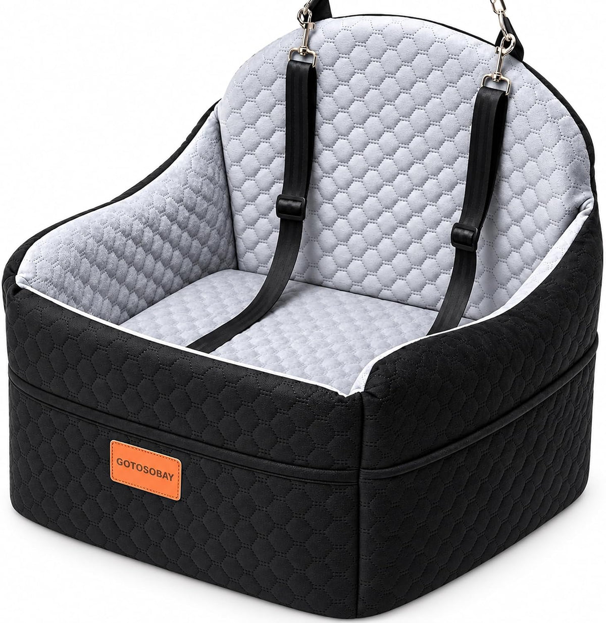 Small/Medium Dog Car Seat,Booster with Tether Car Seat For Dogs