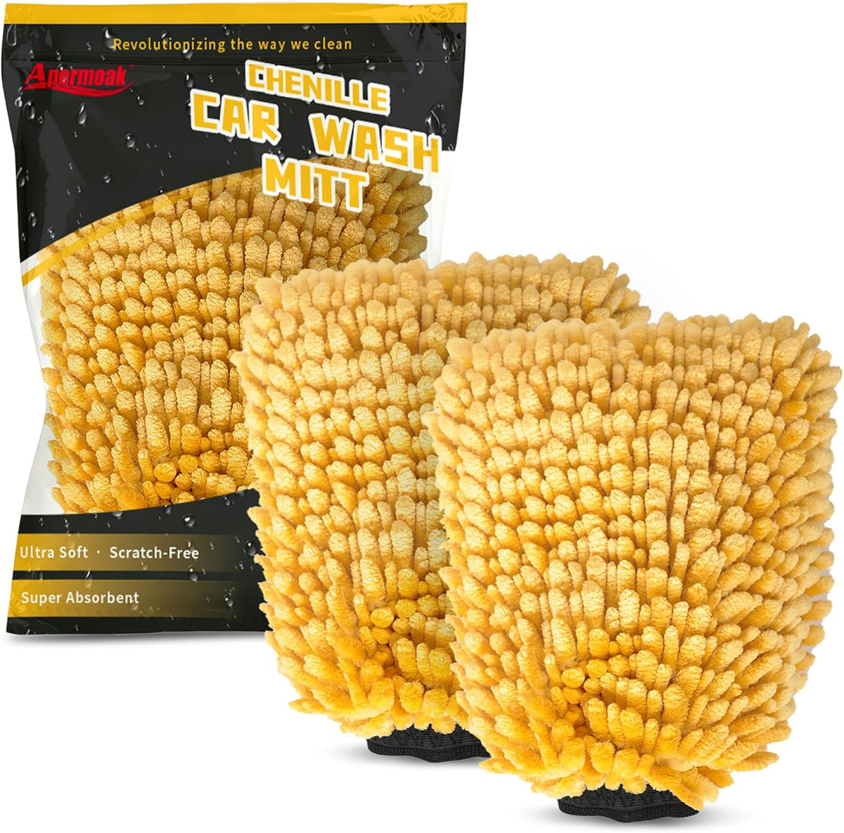 Premium Chenille Microfiber Car Wash Mitt