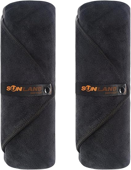 SUNLAND Microfiber Gym Bath Towels for Men Momen 24x48In