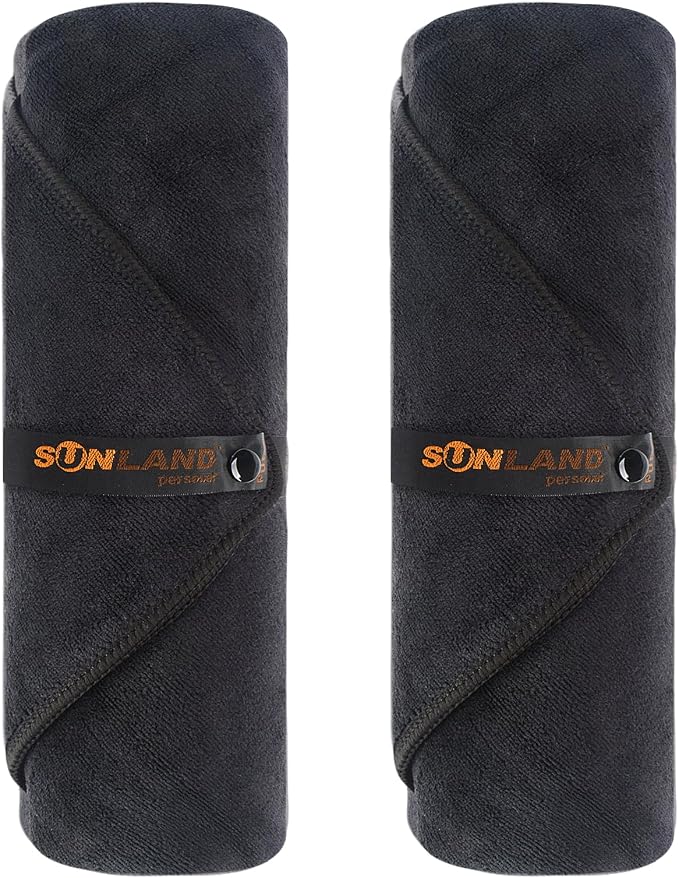 SUNLAND Microfiber Gym Bath Towels for Men Momen 24x48In