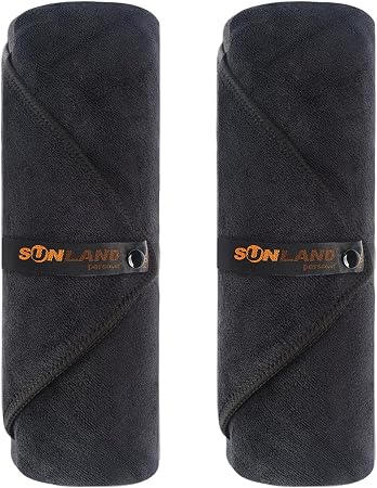SUNLAND Microfiber Gym Bath Towels for Men Momen 24x48In